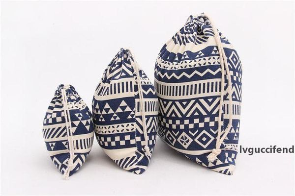 

stockdhl- christmas gift bag pure cotton in canvas drawstring sack bags 20 stypes with xmas santa snowman for gi