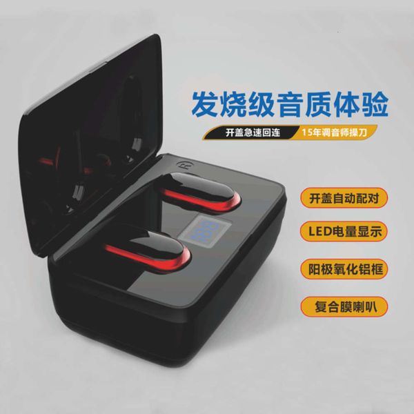 

kc9 new bluetooth 5.0 stereo small binaural wirels headset waterproof pair of ears