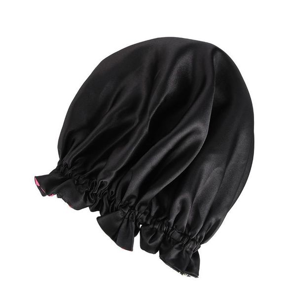 

shower caps women towel thick double layer leopard printing waterproof bath hat shower hair cover shower caps qylvsc