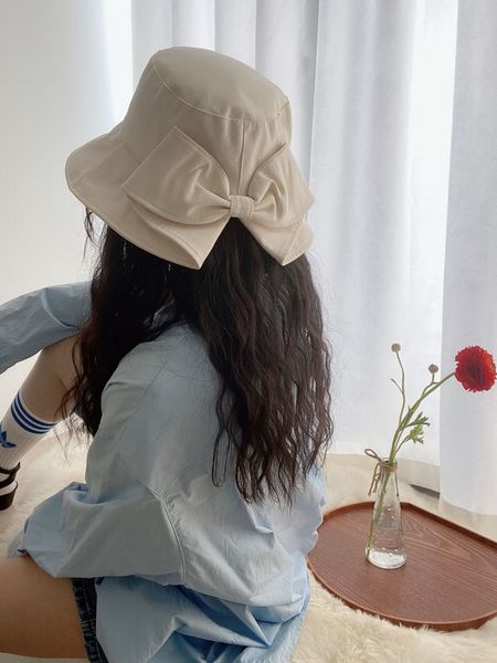 

south korea east gate foldable bow sunshade fisherman's hat klwe, Blue;gray