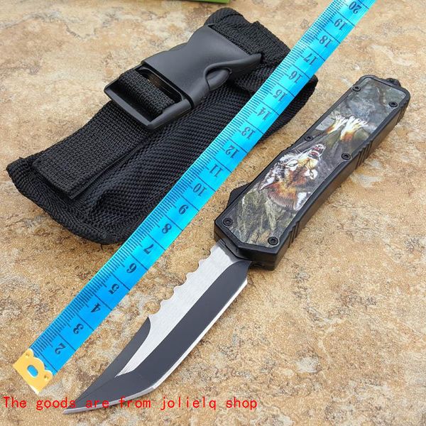 

american automatic knife wolf pocket tactical totem north knife thermal pcopy technology pattern (no fade) 2 style with nylon qynf zqk9c