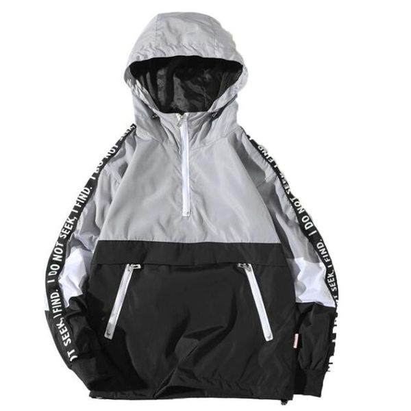 

men's jackets jacket hooded loose pocket large size chaqueta hombre 10.29, Black;brown