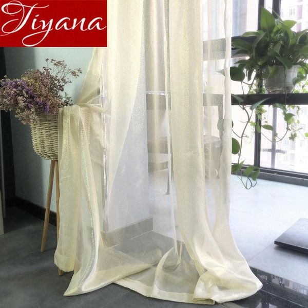 

curtain & drapes shiny sheer gold for living room solid voile tulle kitchen drape custom made small window treatment t&395#301