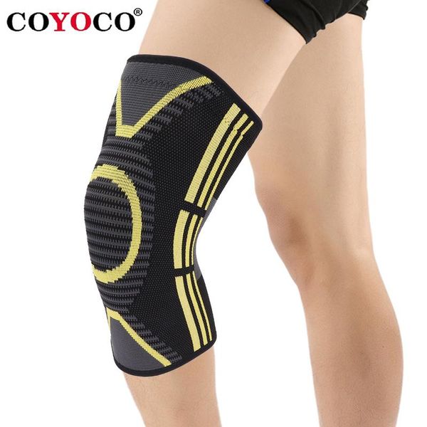 

coyoco спорт колено поддержки теплого 1 шт желтого шаблон kneepad knee brace protector для joint боль и травма восстановление черного bbylrn