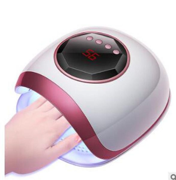 

72w 30led nail lamp uv led gel cure nail dryer light smart sensor manicure machine with timer display