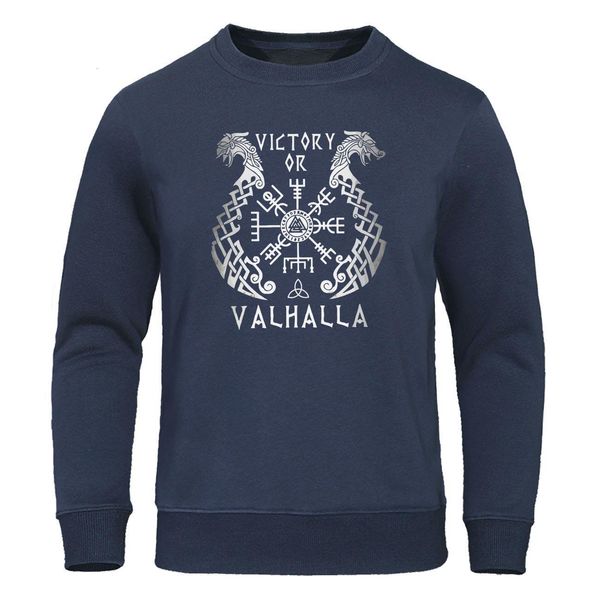 

viking legend men hoodies sweatshirt valhalla odin mens sweatshirts 2019 autumn winter casual pullover fleece warm streetwear, Black