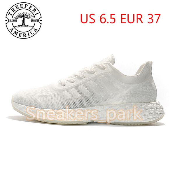 

treeperi runner 711 v2 soft sole running shoes triple white us 6.5 eur 37 for women trainers