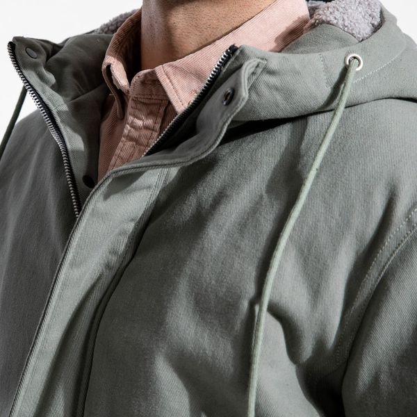 

simwood brand winter jacket men casual slim fit thick coats fashion hooded velvet parka mens plus size clothes male 180531 201204, Black