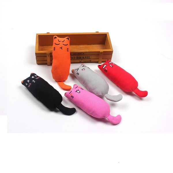 

factory pricepillow plush creative scratch crazy cat kicker catnip toy teeth grinding toys 5 colors