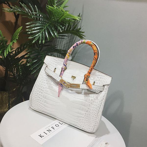 

леди дерево индивидуальные гималая белый крокодил рисунков биркикина сумка с портативным плечами brosubbody яркая кожаная женская сумка, Black;red