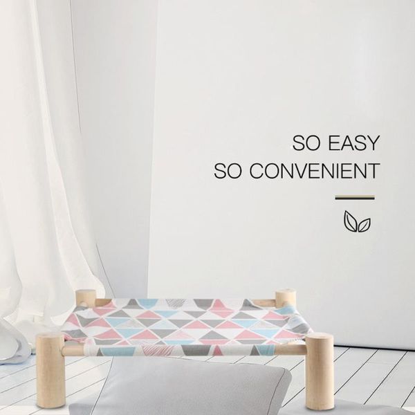 

cats hammock four corners breathable detachable washable pets hanging bed fp8