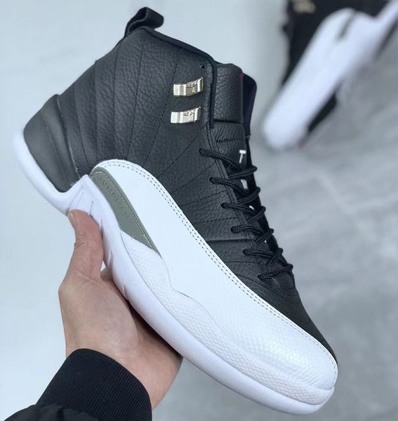 

12 playoffs mens basketball shoes athletic 12s black varsity red-white men outdoor sports sneakers trainers with box ct8013-006 us 7-13