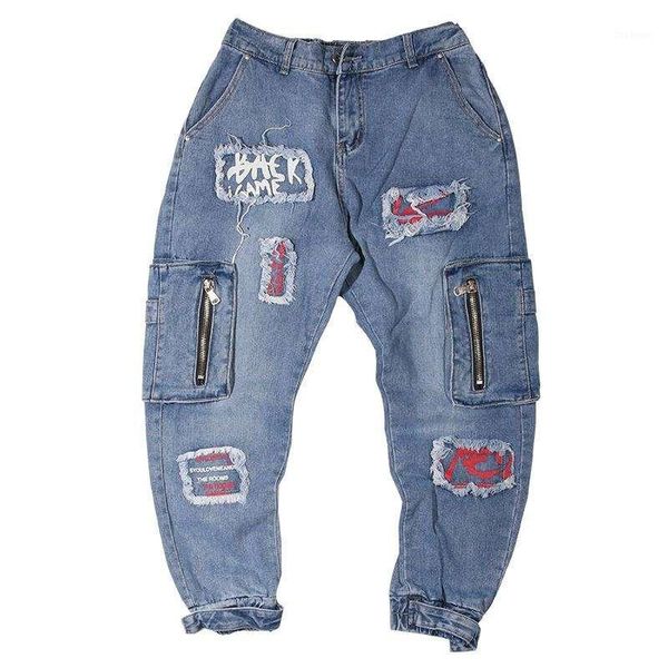 

quality men's slim jeans pants mens denim trousers straight fashion brand blue jeans for men1