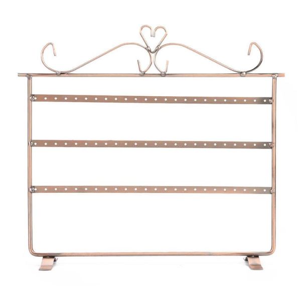 

jewelry display hanging organizer necklace earring bracelet rack stand, Pink;blue