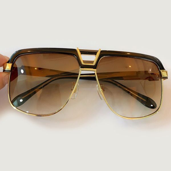 

the design brand of vintage male sunglasses metal square frame luxury uv400 sun gafas hombre 4ddc, White;black