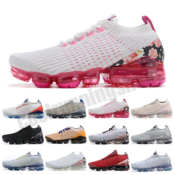

2021 new fly 2.0 3.0 knit running shoes bred cny blue fury south beach all black triple white men designer sports sneakers size 36-46, White;red