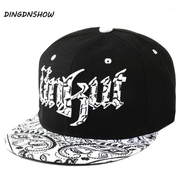

[dingdnshow] 2018 baseball cap snapbacks hat men acrylic hip hop cap letters unkut flat for women1, Blue;gray