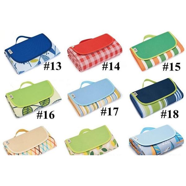 

21 colors 145*180cm outdoor sport picnic camping pads portable folding mat beach mat oxford cloth sleeping carpet jllpgu sinabag
