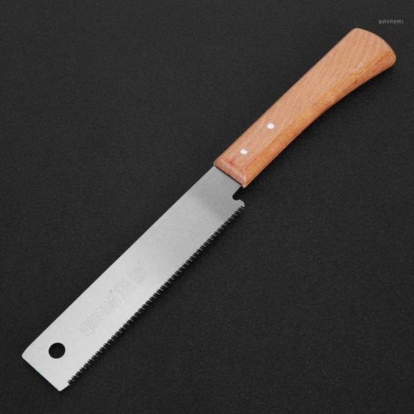 

wooden handle mini hand saw wooden handle accurate woodworking flush cutting trim tool 12incarbon steel tenon fine tooth wood1