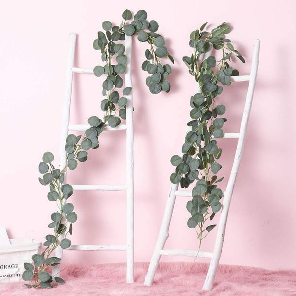 

new 1pc 2m artificial ivy vine fake foliage flower hanging leaf garland plant artificial plants wall hanging decorations new