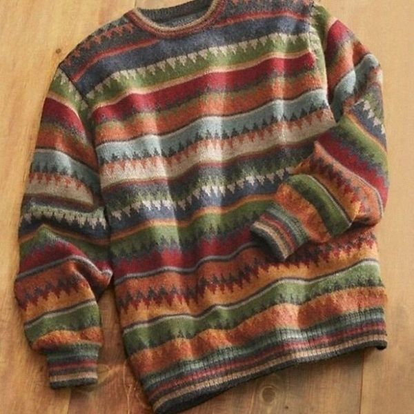 

men's pullover knitted color block stylish casual long sleeve regular fit sweater cardigans crew neck fall winter green r1yy#, White;black