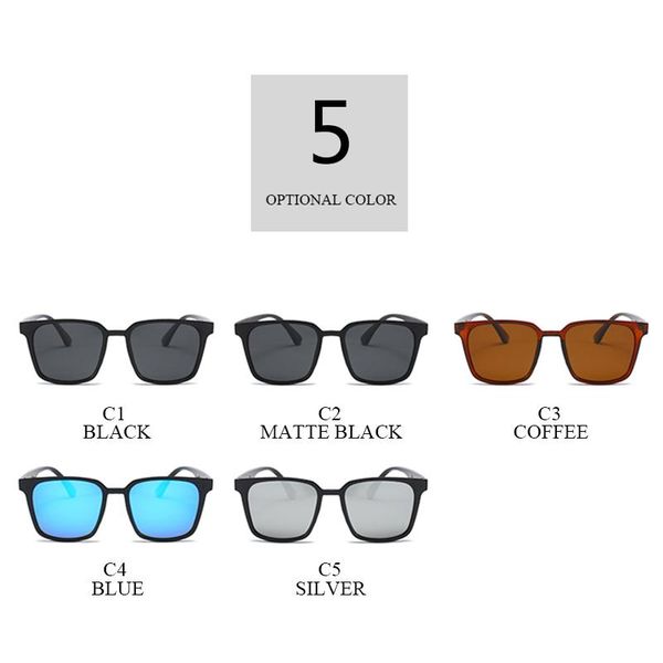 

2020 eyewear classic men polarized quality black square shades uv400 driving glasses for brand wholesale sunglasses design high copwl, White;black