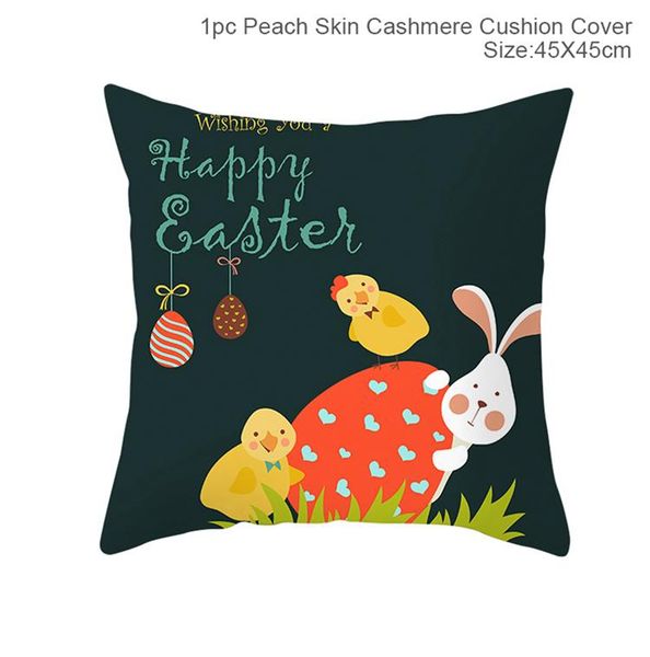 

fengreise 45x45см яйца пасхальная подушка для подушки с пасхальными пасхальными украшениями для домашнего дивана декор пасхальная партия под