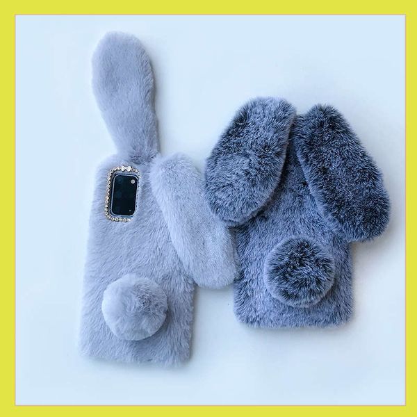 

с длинными ушами кролика работает хорошо для samsung s20plus мобильного телефона shell note20 10 8 9 s10 s20ultra мультфильм s9plus a71 5g