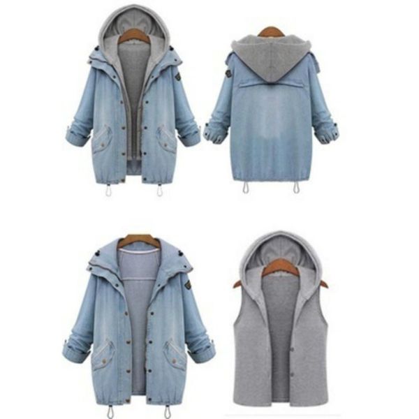 

zogaa new winter autumn hoodie women's jean jackets basic jeans ladies head female bomber jacket 2020 3629, Black;brown