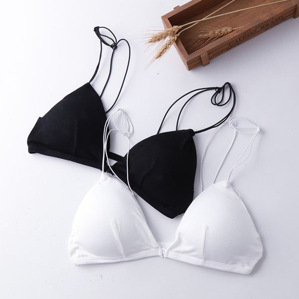 

3pieces/lot women front closure bra lingerie wire bralette push up underwear female padded bra, Red;black