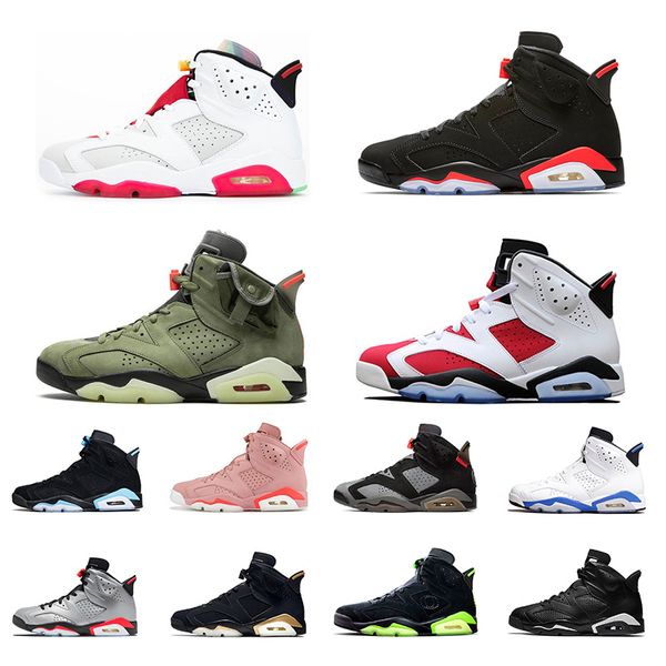 

sale jumpman 6 6s men women basketball shoes dmp black infrared carmine hare unc man woman sports sneakers mens trainers