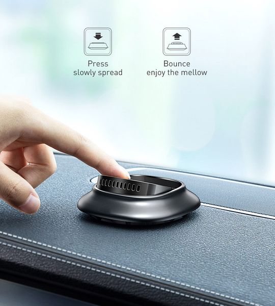 

alloy car air freshener perfume fragrance auto aroma diffuser aromatherapy solid air outlet dashboard perfume holder