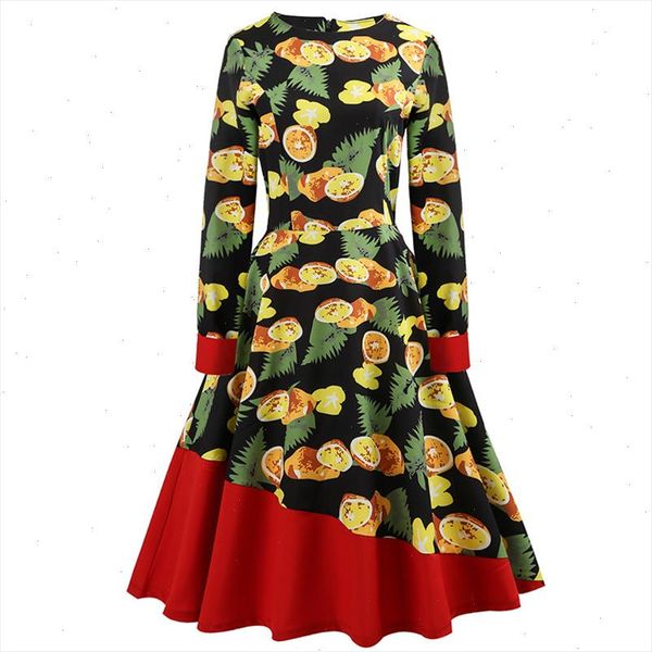 

good fabric 2021 new design women dress vintage party korean knitted asymmetric kawaii work new gothic office 50218, Black;gray