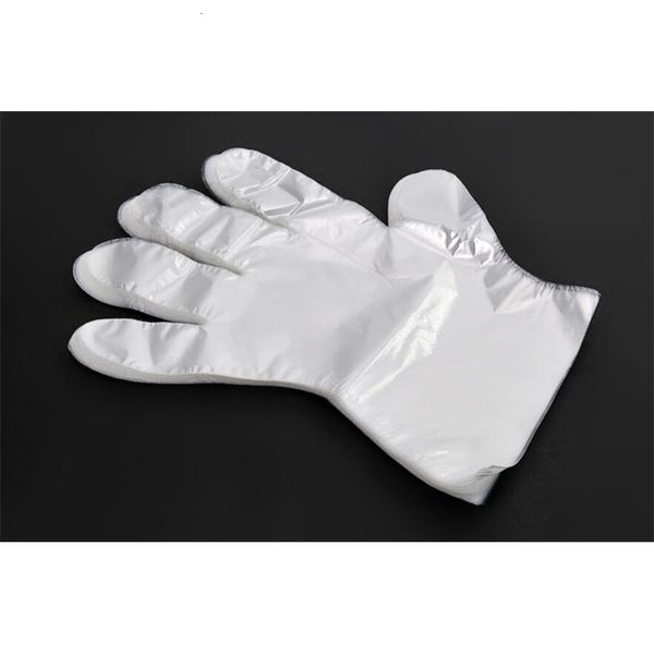 

factorystcnbeauty 100 pc/lot plastic transparent thickened housekeeping health cleaning disposable gloves for dishwashin
