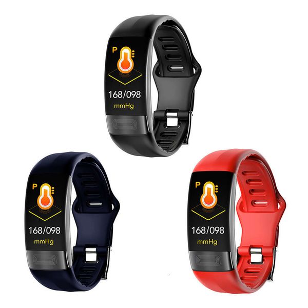 

p11 intelligent bluetooth wristband, multifunctional waterproof sports watch, variability electrocardiogram, heart rate and bl