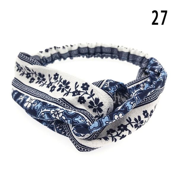 

fashion women girls summer bohemian hair bands print headbands vintage cross turban bandage bandanas hairbands hair accessories q wmtmlz