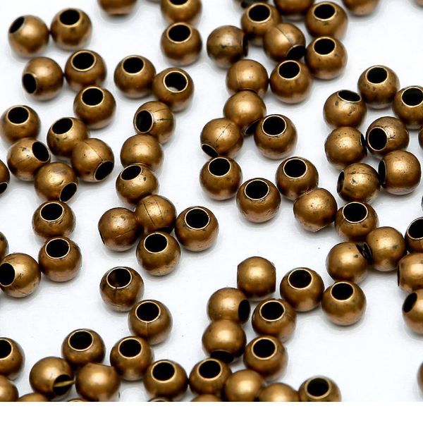 

1000pcs 3x1.5mm stainless steel ball beads for jewelry making spacer loose beads metal bead for needlework jewelry diy jlldcd