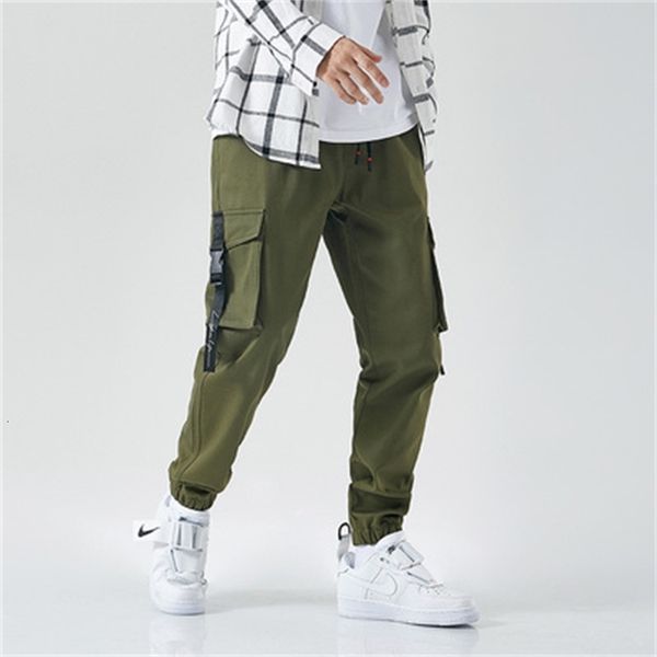 

2021 new army military tactical cargo pants 42 large multi-pocket pantsuit 9145, Black