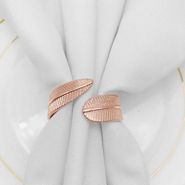 

мода листья резной металлической салфетки кольца регулируемые пряжки serviette держатель для свадьбы ресторан ресторана кухня столовая q wmt