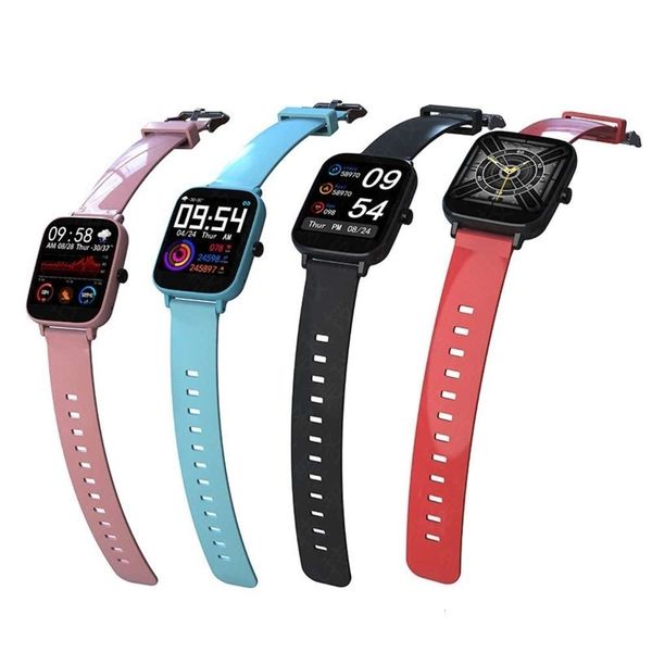 

p8 waterproof sports smart watch, heart rate blood prsure control, bluetooth, call and step counter