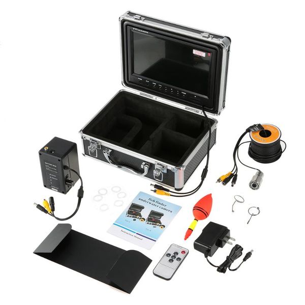 

fish finder 1000tvl hd underwater fishing camera 9" large lcd monitor 30m night vision portable fishfinder
