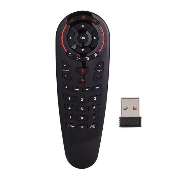 

remote controlers mecool g30 air mouse voice control 2.4ghz wireless google microphone ir gyroscope sense for android smart tv box