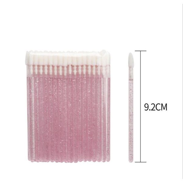 

50pcs disposable eyelash brush crystal lashes micro brushes eyelash extension supplies applicator cleaner beauty make bbybdx