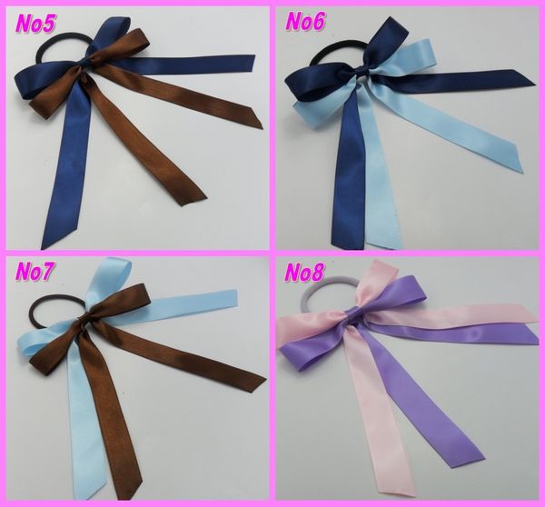 

factoryzj2bhair streamers 65pcs bow mix color holder ponytail bows93ka