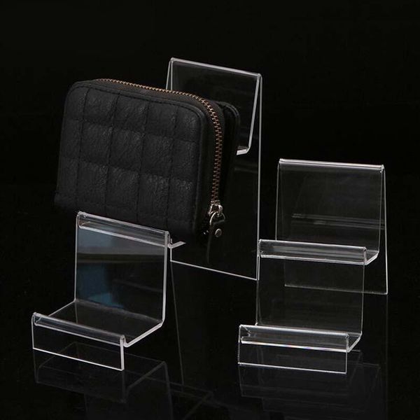 

acrylic transparent display shelf mobile book wallet glasses rack multilayers cellphone jewellery display stand packaging, Pink;blue