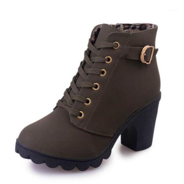 

boots big size 35-41 winter casual women pumps warm ankle waterproof high heels snow shoes botas buckle zipper1, Black