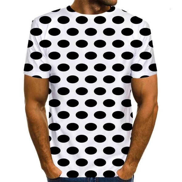 

men's graphic 3d print t shirt black and white round neck tee us size clothing, White;black