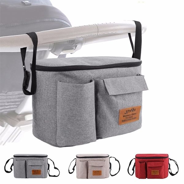 

baby diaper nursing bags for strollers waterproof nappy changing bags mommy travel stroller hanging carriage pram buggy bags y200107