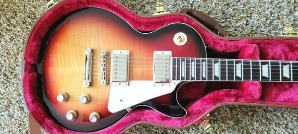 

2021 standard limited edition les guitar tri-burst 1960's neck