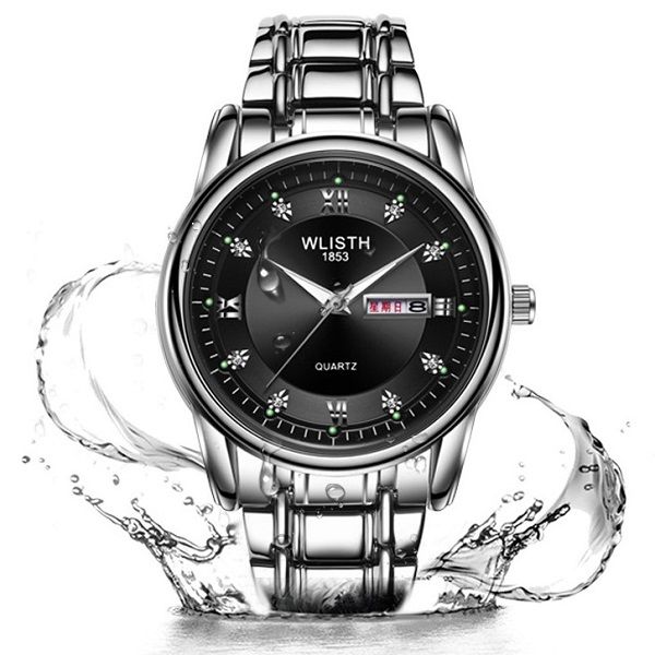 

luxury mens watches men wristwatches automatic movement mechanical stainless steel designer wristwatches watches 30m water proof, Slivery;brown